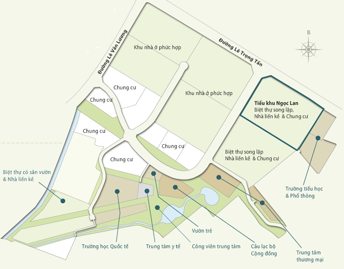 Khu đô thị mới Lê Trọng Tấn Park city Hà Nội (3)