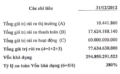 Tỷ lệ an toàn tài chính: AVS 248%, Thành Công 380% (2)