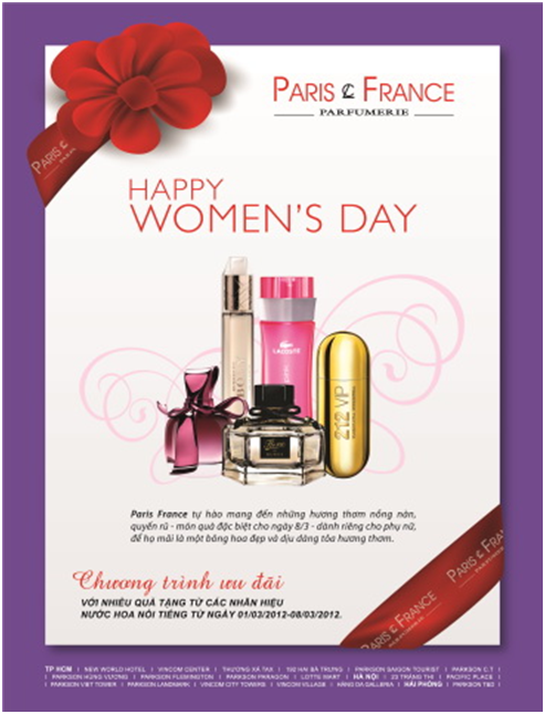 Chương trình Ưu đãi đặc biệt tại Paris France Perfumeries (3)