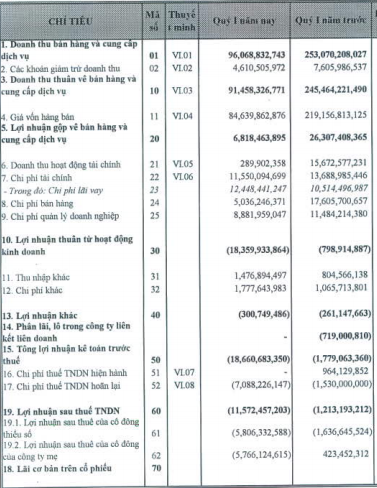 ALP: Lỗ ròng 5,77 tỷ đồng quý I/2012 (1)