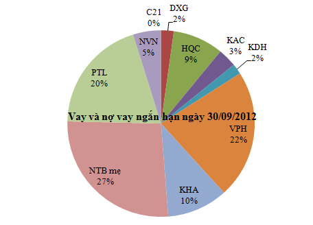 Dư nợ vay ngắn hạn 10 doanh nghiệp BĐS niêm yết quy mô vừa đã giảm hơn 30% (2)