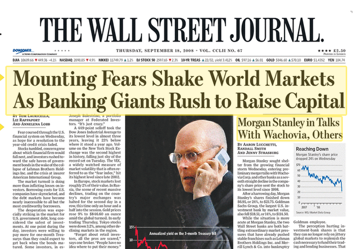 Nhìn lại tháng 9 đen tối của TTCK Mỹ qua tờ Wall Street Journal (5)