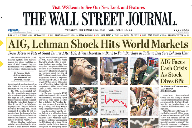 Nhìn lại tháng 9 đen tối của TTCK Mỹ qua tờ Wall Street Journal (3)