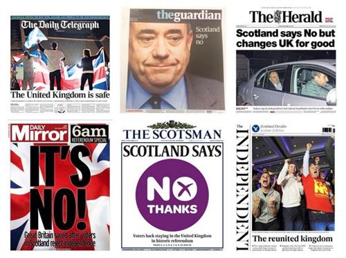 Scotland bắt đầu công bố kết quả bỏ phiếu, đồng Bảng tăng vọt (1)