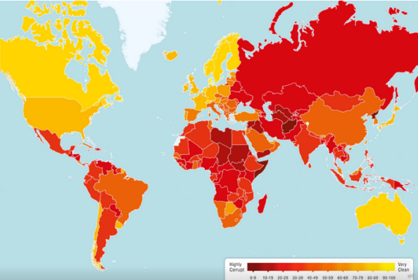 Quốc gia nào tham nhũng nhiều nhất thế giới?