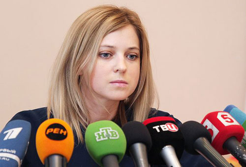 Viện trưởng Viện kiểm sát Crimea Natalia Poklonskaya - Ảnh chụp màn hình từ Facebook của Natalia Poklonskaya