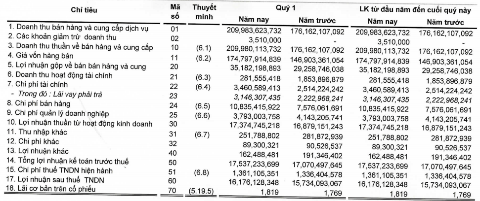 SVI, VC1: Kết quả kinh doanh quý I/2013 (1)