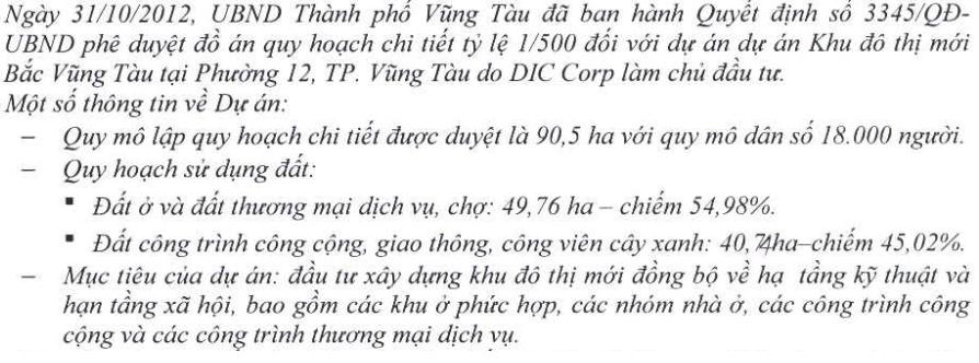 DIG: UBND TP. Vũng Tàu phê duyệt quy hoạch chi tiết dự án Khu đô thị mới Bắc Vùng Tàu (1)