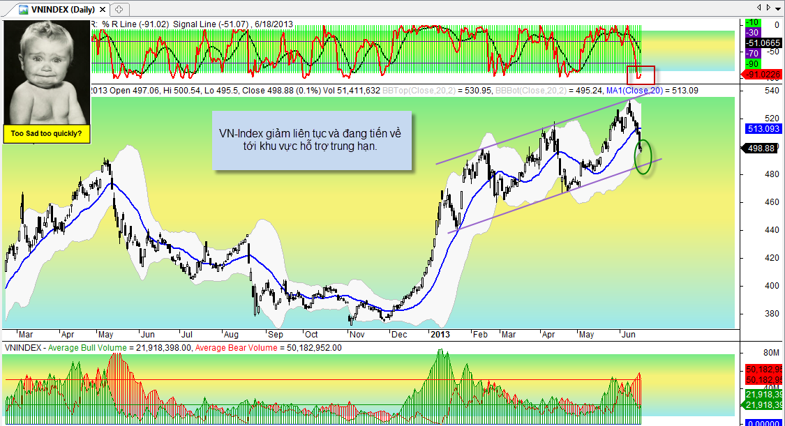 PTKT Chứng khoán 19/6: Mốc hỗ trợ 63 điểm của sàn HNX khá vững (1)