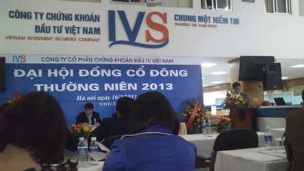 [Trực tiếp] ĐHCĐ IVS: Năm 2013, TTCK vẫn là kênh hấp dẫn (2)