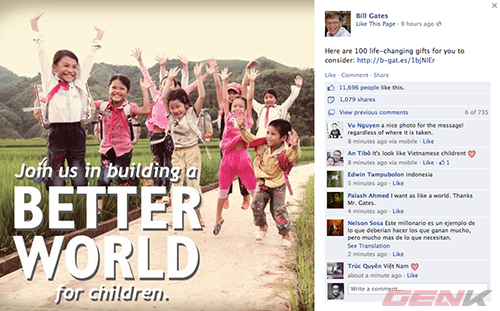 Bill Gates mong muốn mang lại cuộc sống tốt đẹp hơn cho trẻ em Việt Nam (2)