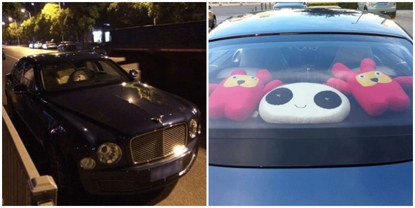 Cuộc sống xa hoa của "tứ đại thiếu gia" TQ ảnh 16 Chiếc xe Bentley gần đây Vương Tư Thông hay sử dụng.