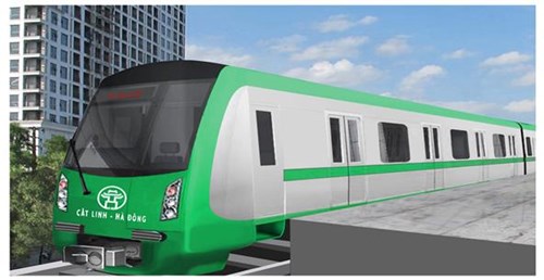 Phương án thiết kế mô hình tàu mẫu, dự án ĐSĐT Hà Nội, tuyến Cát Linh – Hà Đông