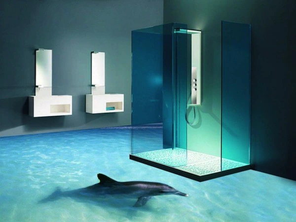 bathroom-dolphin