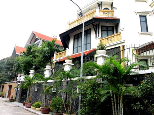Biệt thự ở Hồ Tây có giá cả chục tỷ đồng