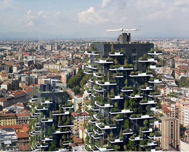 Thiết kế của dự án có nhiều nét giống với tòa nhà “Bosco verticale” của kiến trúc sư Stefano Boeri tại Milan.