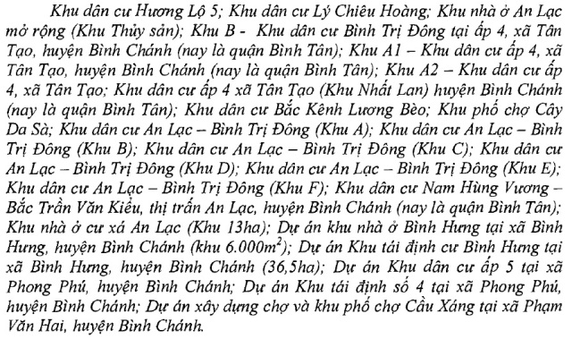 Một số dự án điển hình của BCI
