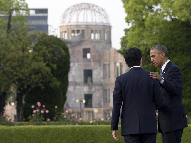 Tổng thống Obama cùng Thủ tướng Nhật Bản Shinzo Abe.