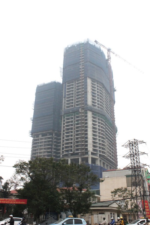 Dự án chung cư Discovery Complex 302 Cầu Giấy được xây dựng theo đúng quy hoạch được điều chỉnh.