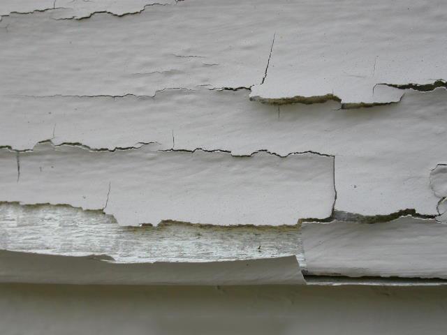 Tường nhà bị bong tróc vì không được xử lý trước khi sơn.