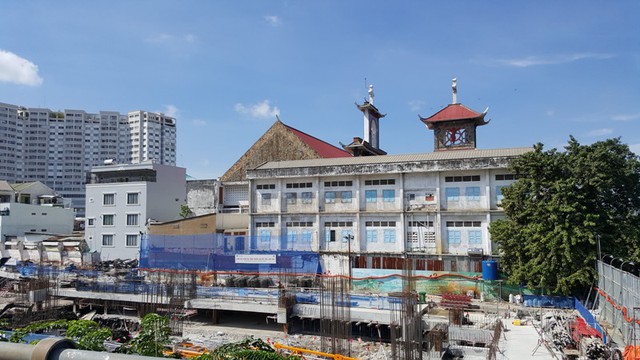 Phần hầm của dự án The Rivergate của Novaland đang dần hoàn thiện.
