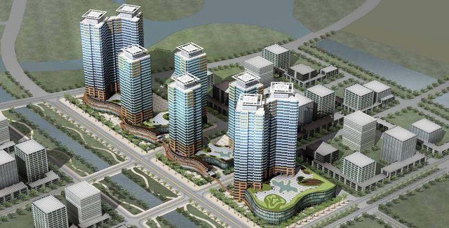 Xi Thủ Thiêm có diện tích đất rộng 40.148 m2 và tổng diện tích sàn xây dựng dự kiến 232.439 m2.
