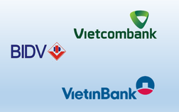Nhóm quốc doanh: Vietcombank cách biệt lợi nhuận, VietinBank, BIDV tích cực dự phòng