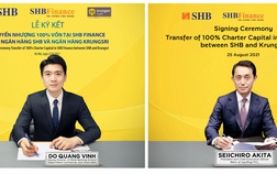 SHB sẽ chuyển nhượng 100% vốn tại công ty tài chính SHB Finance cho Krungsri của Thái Lan