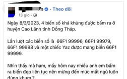 Đồng Tháp xác minh 4 biển số xe siêu đẹp được bấm ra ở huyện Cao Lãnh