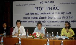 Nghiên cứu xây dựng các chuẩn mực kế toán cho thị trường vốn