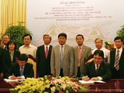 Ký hợp đồng tư vấn đường cao tốc Đà nẵng - Quảng Ngãi