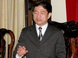Ông Vương Đình Dung, Tổng giám đốc Tổng công ty xăng dầu quân đội. Ảnh: Hoàng Lan.