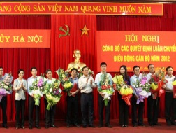 Hà Nội luân chuyển hơn 20 cán bộ chủ chốt
