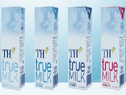 Sưng môi vì uống sữa TH true milk