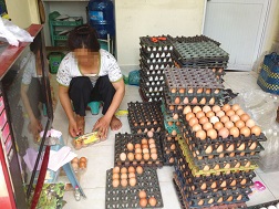 Dịch cúm gia cầm, trứng "bẩn" vẫn bán tràn lan