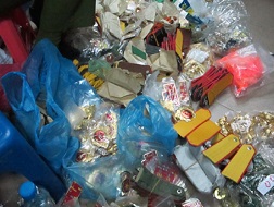 Một số sản phẩm quân trang "nhái"