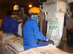 Nhập khẩu phân DAP trong 5 tháng đầu năm 2013 tăng 76% so với cùng kì năm 2012.