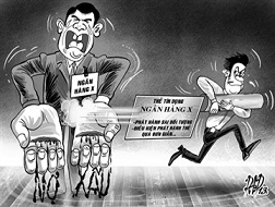 Nợ xấu từ thẻ tín dụng trên cả nước đã tăng 100%/năm. 