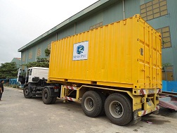 Xe container vận chuyển hàng thuỷ sản của Công Ty CP Tập đoàn Thủy sản Minh Phú. (Ảnh minh họa, nguồn Internet). 