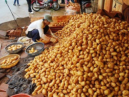 Khoai tây Trung Quốc tại chợ nông sản Đà Lạt
