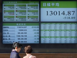 Chứng khoán châu Á thấp nhất 6 tháng