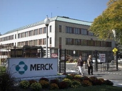 Tòa nhà công ty Merck tại Summit, New Jersey, ngày 2/10. (Nguồn: AFP/TTXVN)