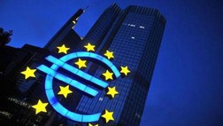Tòa nhà Ngân hàng Trung ương Châu Âu tại Frankfurt am Main, miền trung nước Đức ngày 4/7. (Nguồn: AFP/TTXVN)