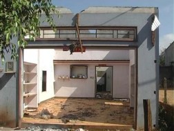 Ngôi nhà ở 150m2 của đại lý Cô Năm sau khi bị người dân phá dỡ .