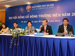 ĐHCĐ Ngân hàng SCB: Đặt mục tiêu lợi nhuận 386 tỷ đồng cho năm 2013