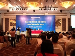 ĐHCĐ Sacombank: Năm 2013 có thể phải trích lập thêm 122 tỷ đồng cho SBS