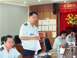 Ông Nguyễn Phước Việt Dũng phát biểu tại cuộc họp