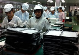 Tồn kho của ngành chế biến, chế tạo giảm