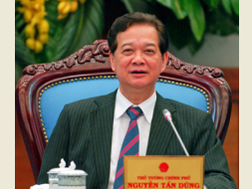  Thủ tướng Nguyễn Tấn Dũng chủ trì phiên họp Chính phủ thường kỳ tháng 2/2013. Ảnh: VGP/Nhật Bắc