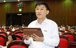 Đại biểu QH TP Hà Nội Chu Sơn Hà phát biểu ý kiến, ngày 19-6